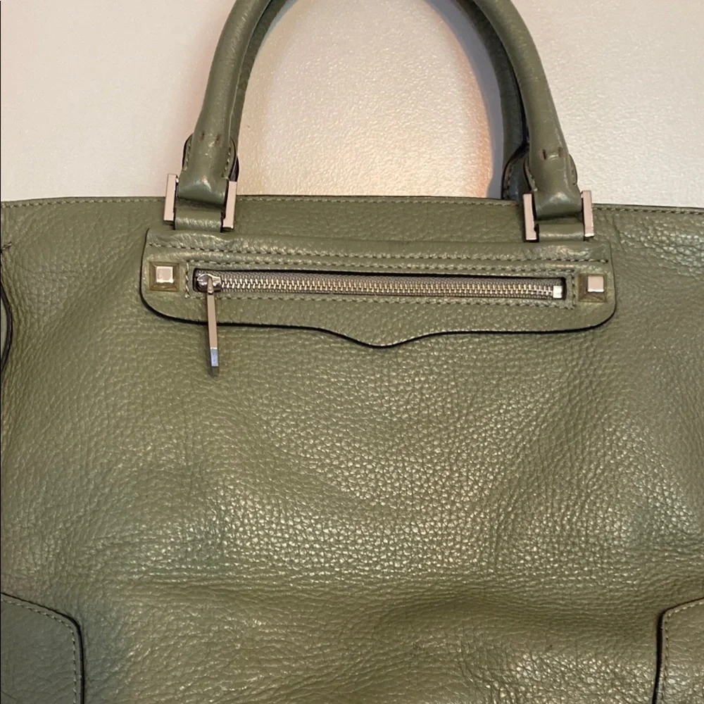 Rebecca Minkoff Olive Green Leather Handbag